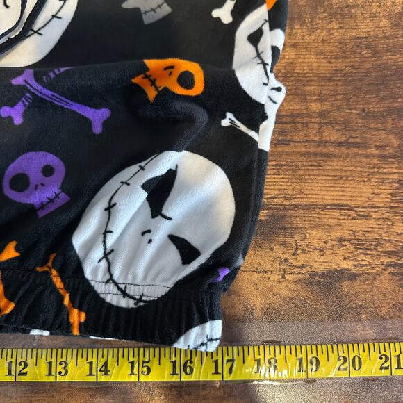 Disney Jack Skellington Pajama Pants Large Nightmare Before Christmas Plush EUC - Picture 3 of 9